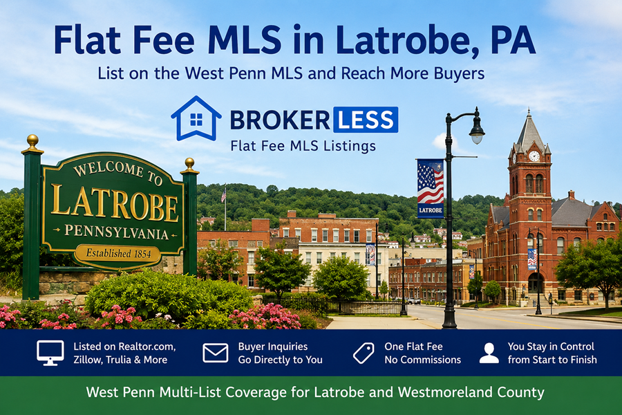 Flat Fee MLS in Latrobe, PA - West Penn MLS Coverage
