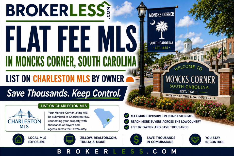 Flat Fee MLS in Moncks Corner, South Carolina - Charleston Trident MLS Coverage